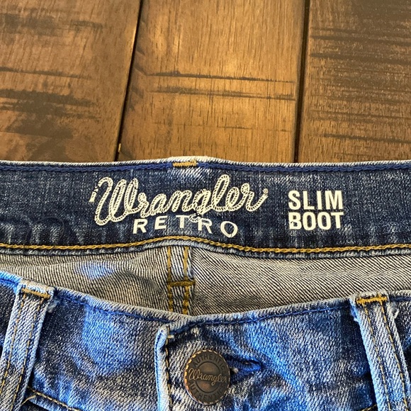 Wrangler Retro Slim Boot Jeans - Picture 4 of 6